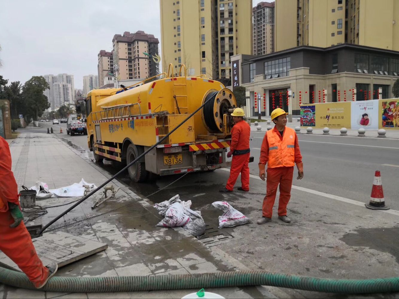 矿区排污管道清淤-管道清洗
